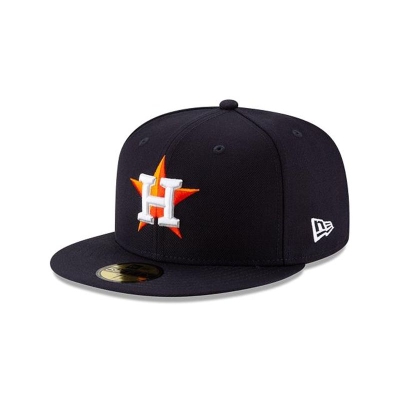 Sapca New Era Houston Astros MLB Wool 59FIFTY Fitted - Albastri